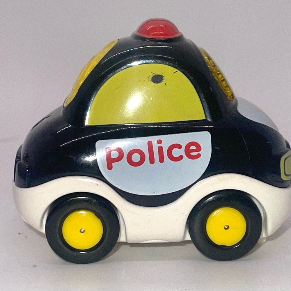 VTECH Smart Wheels PAUL The Police Car Black Lights And Sounds Work Toy Vehicle